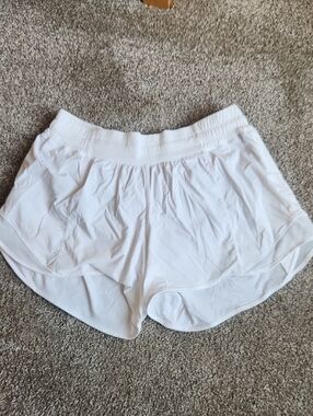Lululemon athletica White Layered Performance Running Shorts